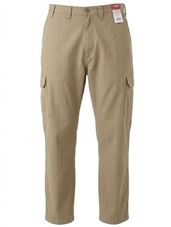 Wrangler Other - Wrangler Authentics Men's Tan Cargo Pants - Comfortable Everyday Wear